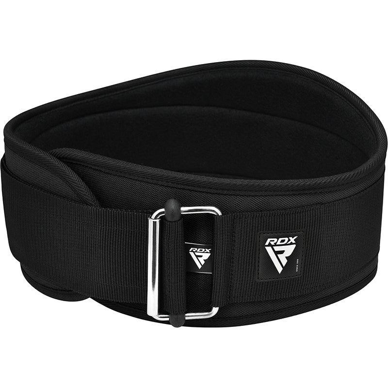 RDX X3 6 INCH Weightlifting Neoprene Gym Belt#color_black