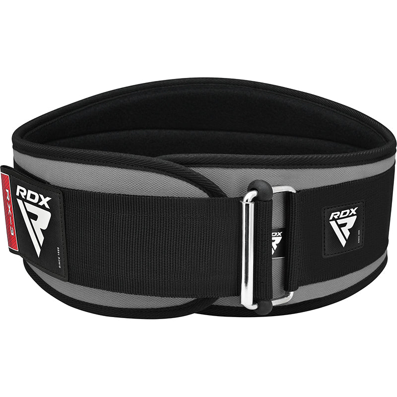 RDX X3 6 INCH Weightlifting Neoprene Gym Belt#color_grey