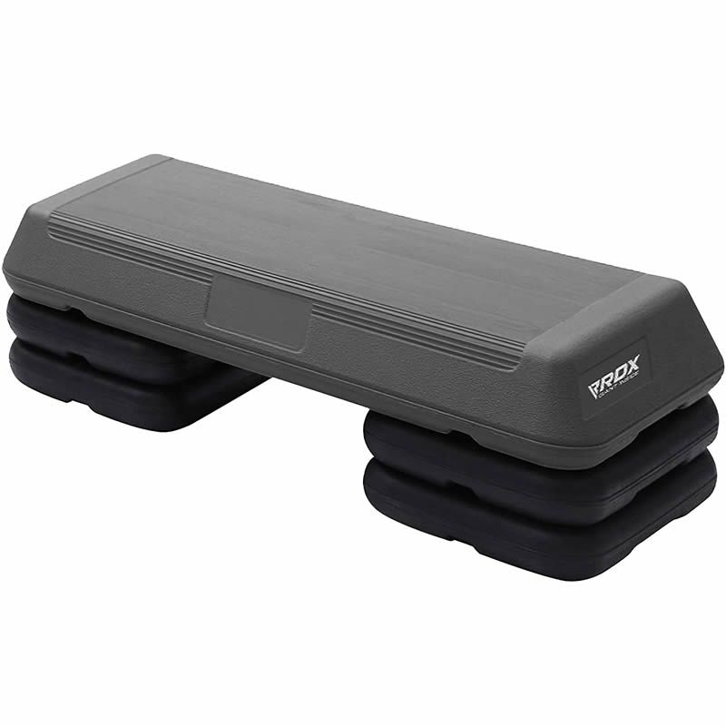 RDX GR Aerobic Step Platform With Adjustable Height#color_grey