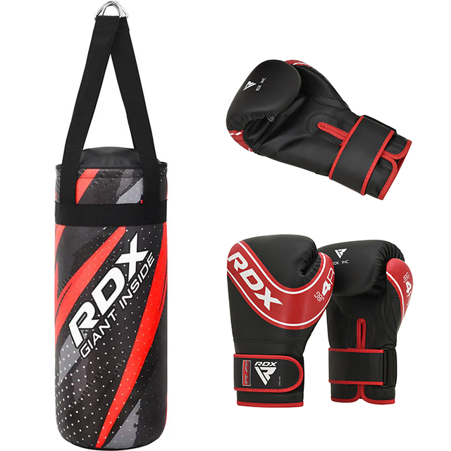 RDX J11 2ft Kids Training Punch Bag & Boxing Gloves Set