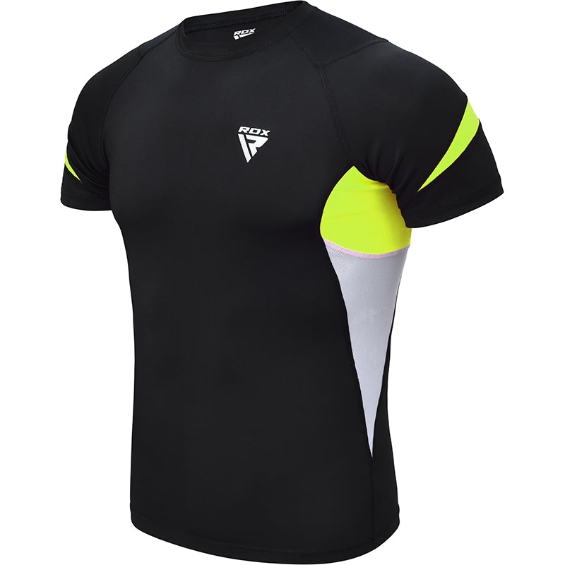 RDX S3 Extra Small Green Neoprene Base Layer Compression Rash Vest #color_green