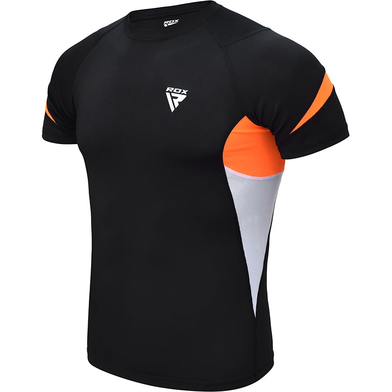 RDX S3 Short Sleeve Compression Rash Guard