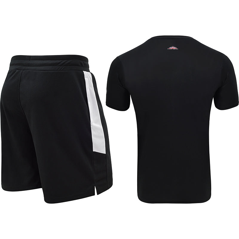 RDX T15 Nero Black T-Shirt & Shorts Set