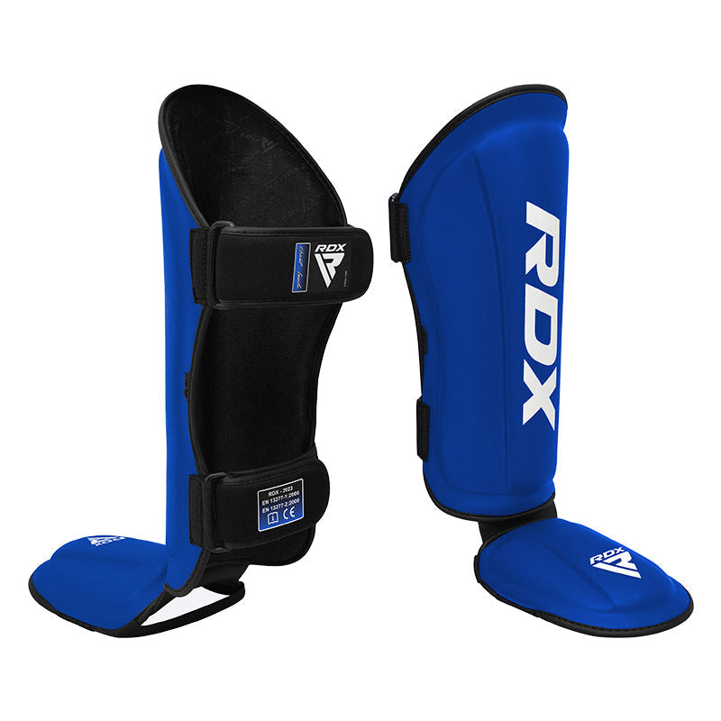 RDX T1 Black Shin Instep Guards#color_blue