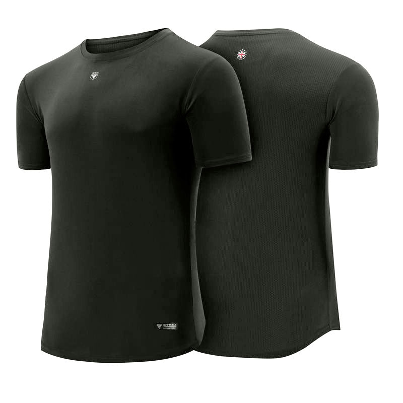 RDX T1 Small Grey Polyester Short Sleeve T-Shirt