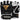 RDX T2 MMA Kampfhandschuhe Leder Gel Gepolstert Schwarz/Gold