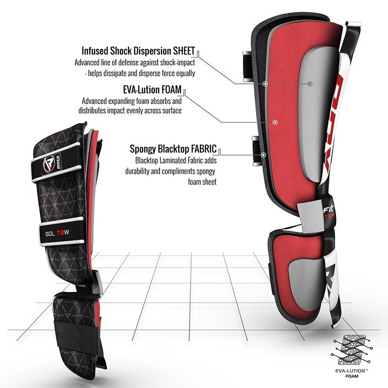 RDX T2 MMA Shin Instep Guards