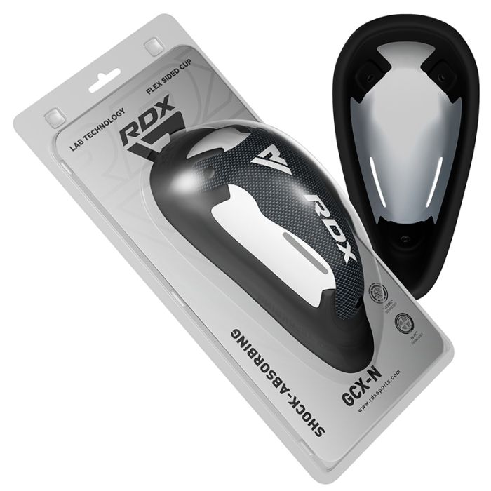 RDX 1N Gel Groin Protection Cup#color_whiteblack