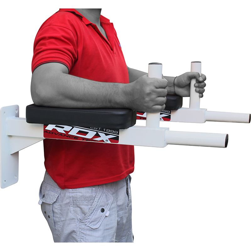 RDX X1 Wall Mount Padded Dip Bar Commercial Grade for Strength Training